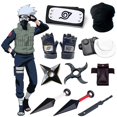 thumbnail image 2 of FeiKong Accesorios de cosplay de Kakashi para Halloween y Navidad, guantes de Naruto, máscara de Kunai, bolsa ninja, manoplas Uchiha, figuras de acción de anime, accesorios, juguetes para niños, 2 of 4