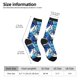 thumbnail image 2 of Balery Blue and White Butterflies Calcetas Largas con Estampado para Hombre y Mujer – Suaves y Transpirables, Talla Única (US 5-11), 2 of 6