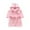 Pink, variant on Kids Bathrobe, Hooded Fleece Robe with Belt for Toddlers and Children, Super Soft Absorbent Polyester Robe for Boys and Girls, Cozy Lounging and Winter Wear