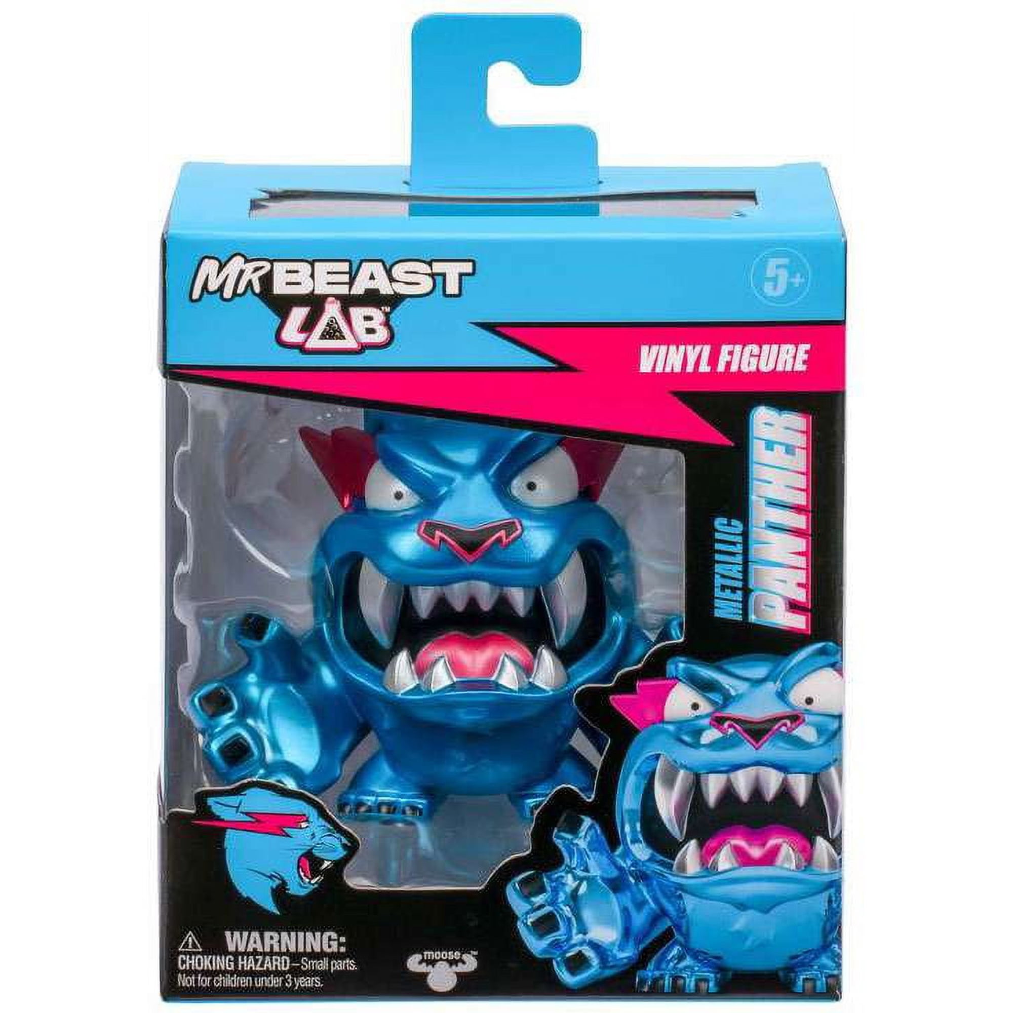 Moose Mr Beast Lab Metallic Panther Vinyl Figure