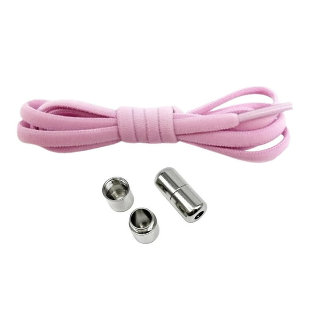 Lacets Élastiques 1 Paire Lacets pour Chaussures de Course Espadrilles Adultes Rose