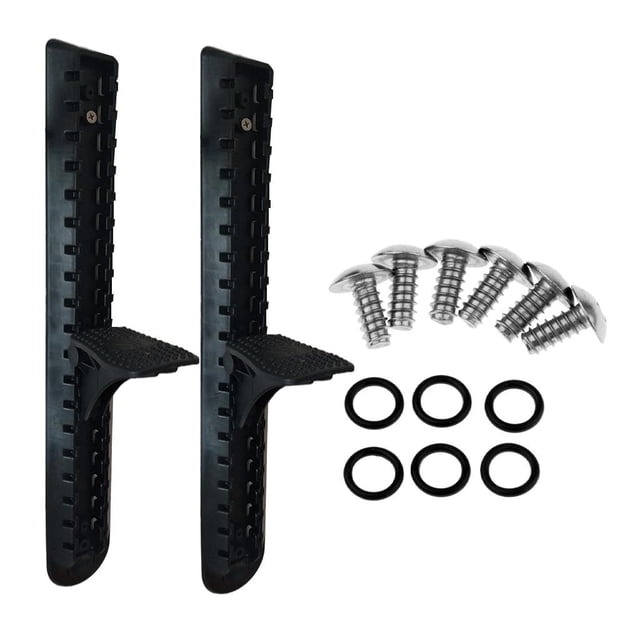 Foot Juego universal de 2 accesorios de reposapiés Pedales Clavijas de pie de kayak para barco Sunnimix Apoyos de pie de kayak