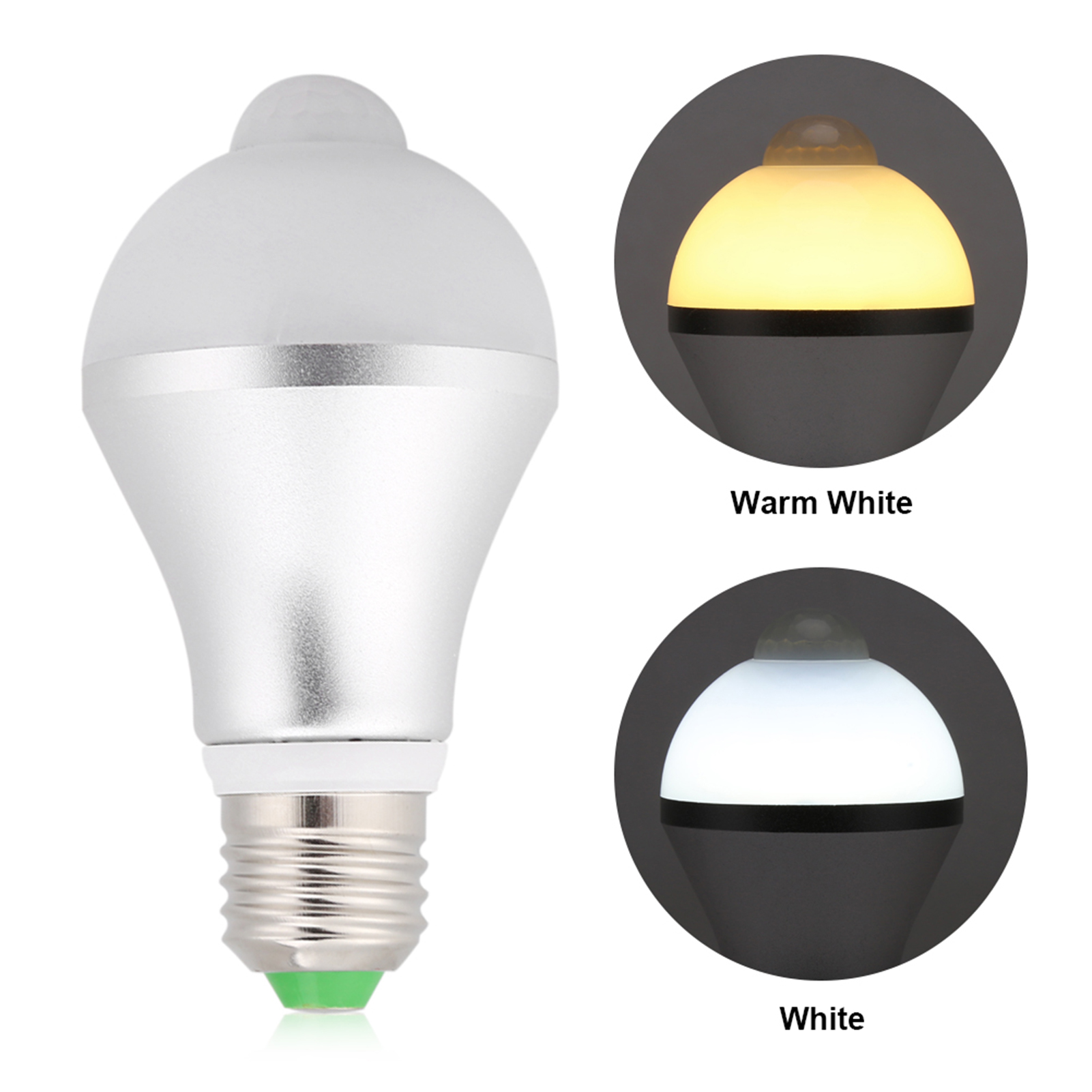 Ampoule LED Avec Capteur De Mouvement Et Crépusculaire - E27 A60