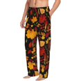 thumbnail image 6 of Naloa Autumn Maple Leaves A Pajama Pants Men, PJ Bottoms, Sleep & Lounge Pants-X-Large, 6 of 6