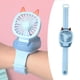 thumbnail image 3 of Ventilador portátil con bolsillo para muñeca, Mini ventilador portátil, ventilador plegable recargable USB, ventilador Personal silencioso con Soledad Ventilador Mini Watch, 3 of 10