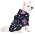 thumbnail image 2 of Haiem Pixel Heart Winter for Winter Dog Hoodie Sweatshirts with Pockets Warm Dog Clothes for Small Dogs Chihuahua-X-Large, 2 of 7