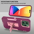 thumbnail image 6 of CoverON For Apple iPhone 14 Pro Max Case, Military Grade Heavy Duty Full Body Phone Kickstand Cover, Violet Purple, 6 of 9