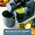 thumbnail image 6 of Greater Goods Slow Masticating Cold Press Juicer Machine, A Powerful Juice Extractor for Healthy and Delicious Fruit and Vegetable Juices, Stone Blue, 6 of 7