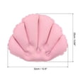 thumbnail image 2 of Unique Bargains Inflatable Bath Pillow with Suction Cups, Terry Cloth Covered Neck Support (Pink, Blue, Green) 3 Pack, 2 of 6