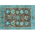thumbnail image 1 of Ahgly Company Indoor Rectangle Abstract Light Blue Modern Area Rugs, 3' x 5', 1 of 4
