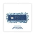 thumbnail image 3 of Mop Head, Dust, Looped-End, Cotton/synthetic Fibers, 18 X 5, Blue | Bundle of 10 Each, 3 of 6