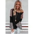 thumbnail image 6 of Ushdele Elegant Leopard Sequin Top - V-Neck Long Sleeves, Fashion Essential!, 6 of 8