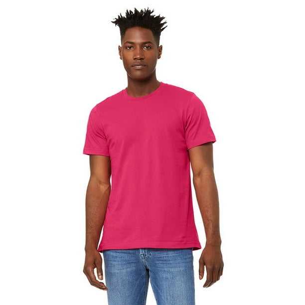 Download BELLA+CANVAS - Bella+Canvas 3001 Unisex Jersey Short Sleeve Tee-Fuchsia-S - Walmart.com ...