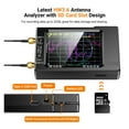 thumbnail image 2 of 2.8 Inch Vector Network Antenna Analyzer 10KHz-1.5GHz MF HF VHF UHF With SD Card Slot V3.6 Version spectrum analyzer ,Powerful Signal Generation, 2 of 6