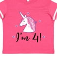 thumbnail image 4 of Inktastic 4th Birthday Cute Unicorn Girls Toddler T-Shirt, 4 of 5