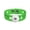 Green, variant on Snap Jewelry Silicone Adjustable Bracelet in Red with Single Charm Holder 7 Inch
