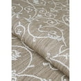 thumbnail image 3 of 8.5' Taupe Round Polypropylene Area Throw Rug, 3 of 3