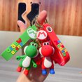 thumbnail image 2 of Llavero con forma de muñeco Kawaii de Super Mario Bros, figuras de anime de dinosaurio verde Yoshi, juguetes de dibujos animados, mochilas escolares, colgantes, regalos para estudiantes y niños, 2 of 5