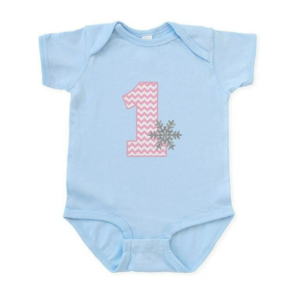 CafePress - Snowflake 1 Body Suit - Baby Light Bodysuit, Size Newborn - 24 Months