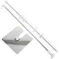 thumbnail image 4 of SWETRACE 1Set Silver T-Shaped Poster Rack for Supermarkets Price Tag Hanging 50x48Cm, 4 of 8