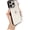 Black, variant on for iPhone 12 Pro Case,Chrome Electroplated Clear Phone Case (Silver,12 Pro)