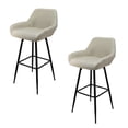 thumbnail image 1 of Set de 2 Bancos Altos Mundo In Bar-Barra Beige, 1 of 11