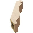 thumbnail image 6 of Ekena Millwork 5"W x 12"D x 16"H Copenhagen Rough Cedar Woodgrain TimberThane Knee Brace, Primed, 6 of 6
