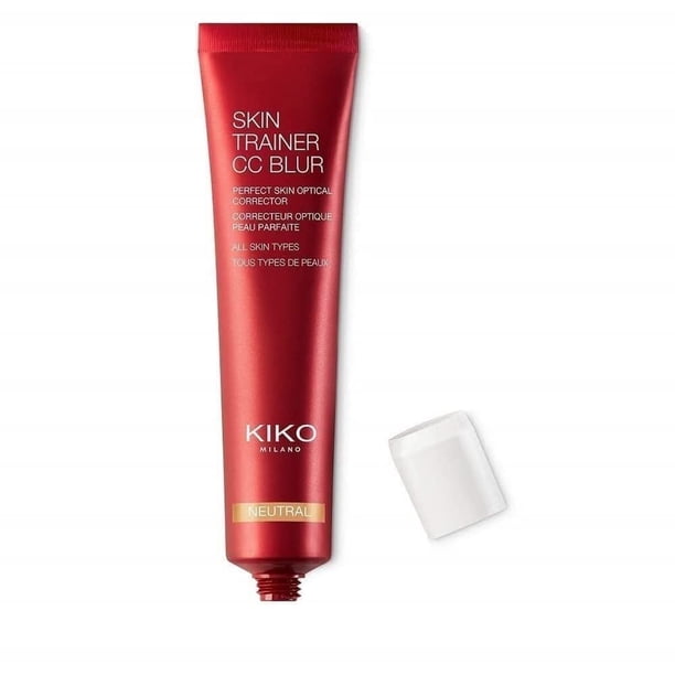 Kiko Milano - Trainer de piel CC Blur | Fundación y corrector de crema facial 3-en-1 | Hidratante Kiko Kiko