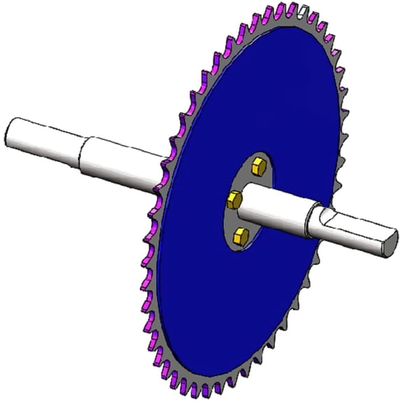 Hydra Fitness Exchange Crank Axle Spindle A3797 Works with SciFit PRO1000 PRO2 Miscellaneous Cardio