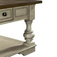 thumbnail image 3 of Morgan Creek Drawer Square Cocktail Table - Antique White, 3 of 9