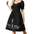 thumbnail image 3 of Vestido de verano de manga corta Les Bibelettes, vestido de noche para mujer, vestido de playa para mujer, 3 of 7