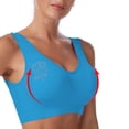 thumbnail image 4 of Ladies Traceless Comfortable Wireless Breathable Gathering Bra with Removable Padding for Daily Wear and Sleep, 4 of 6
