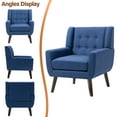 thumbnail image 5 of UIXE Accent Chair Upholstered Armchair Modern Chairs for Living Room, Blue, 5 of 7