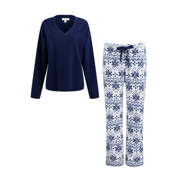 Richie House Women's Plus Size Pajamas for Women Pajama Set Two Piece Loungewear PJ Sets PRHW2752-A-SET-L