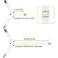 thumbnail image 2 of 15 Pack Fitted Sheet Strap, Fitted Sheet Tensioner Adjustable Bed Sheet - Triangle Fitted Sheet Tie Down For Bed Sheets, Sofa Cushion, Mattress, 2 of 5