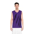 thumbnail image 3 of Effete Feline Claw Marks Scratch Basketball Jersey (AOP), 3 of 6