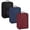 Black+Blue+Red, variant on Gustave 2 Pack Travel Shoe Bags Foldable Waterproof Shoe Storage Organizer Packing Cubes Portable Shoes Pouch for Luggage with Zipper & Handle Holds "Blue"