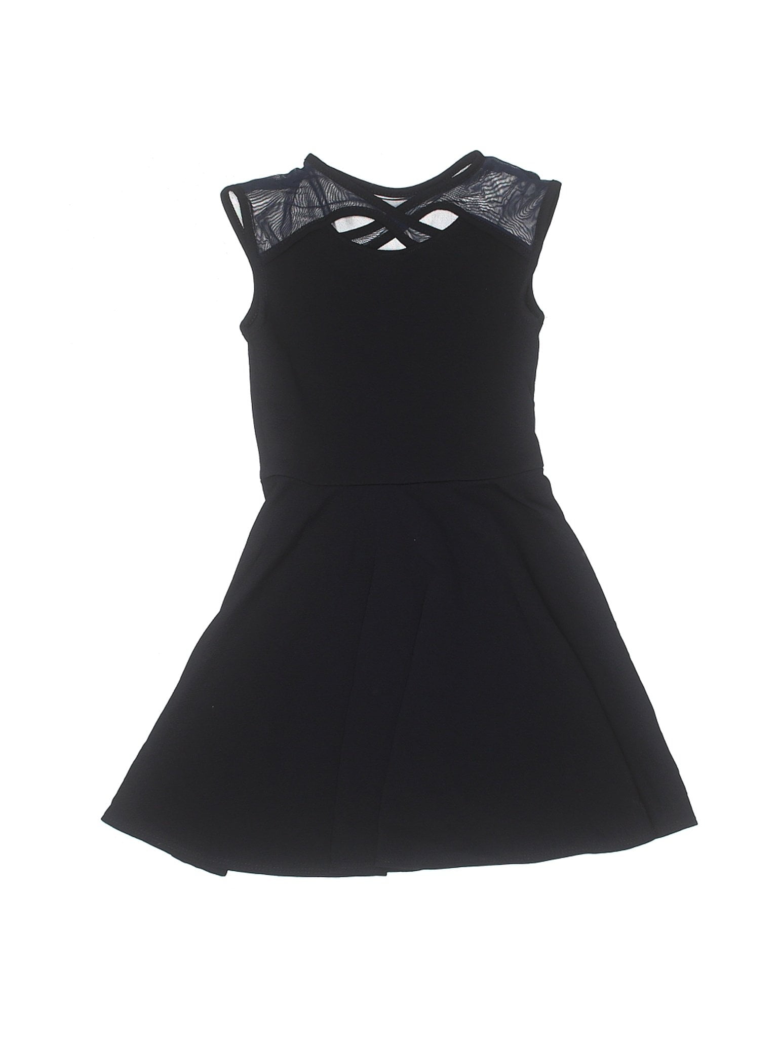 girls black dress size 8