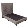 thumbnail image 3 of Box Base Cama Queen Size + Cabecera Mary Gris Dicasa  Mary Bless, 3 of 8