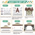 thumbnail image 2 of SANOPY 10 x 10 ft Pop up Gazebo with Ventilated Double Roof and Mosquito Net, Outdoor Patio Shelter Canopy for Patios, Backyard, Garden and Beach, Brown, 2 of 9