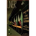 thumbnail image 3 of Vintage Apple Collection 16x24 Black Modern Framed Museum Art Print Titled - flying scotsman, 3 of 5