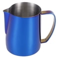 thumbnail image 1 of Tasse à Café Réutilisable, Tasses à Café, Tasse à Mousseur à Lait Tasses d'Eau Polyvalentes pour Maison Café Coloré Bleu 600ml, 1 of 8