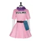 thumbnail image 4 of Disfraz de Bulma de Anime para mujer adulta, vestido rosa, traje de uniforme de Halloween, atuendo para fiesta y actuación, 4 of 5