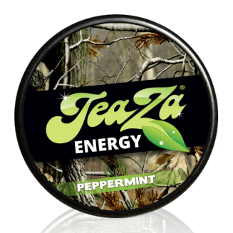 TeaZa - Peppermint Camo Puck - Smokeless Tobacco Alternative  - Energy (Best Way To Quit Smokeless Tobacco)
