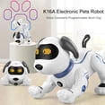 thumbnail image 1 of Robot Cachorro Mascotas robóticas Caminar inteligente Bailar con luz y sonido RC Animal Perro Juguete Mascotas electrónicas para niñas Niños Niños 3 ~ 8 Regalos de vacaciones Estilo A Hugo cachorro robot, 1 of 10