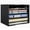 Black, variant on Bamboo 5 Tier Desktop Organizer, Paper Organizer Mail Sorter, File Holder Letter Document Storage with Adjustable Shelves for School Home Office, Natural