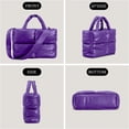 thumbnail image 3 of LinYooLi Puffer Tote Bag, Puffy Bags for Women Light Winter Down Cotton Padded Quilted Tote Bag Shoulder Handbags Purse, 3 of 7