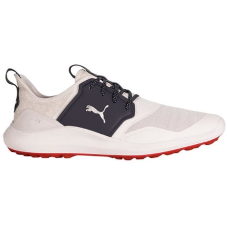 NEW Puma Men's Ignite NXT LACE Golf Shoes White/Silver/Peacoat Size 10 M