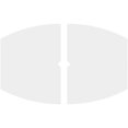 thumbnail image 4 of 22"W x 14 5/8"H x 1"ID x 11 3/4"C x 1"P Kailey Architectural Grade PVC Contemporary Ceiling Medallion, Two Piece, 4 of 11
