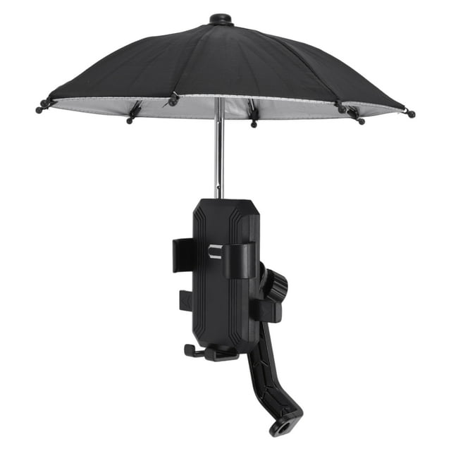 Soporte para teléfono de motocicleta Unique Bargains para montar en el espejo retrovisor, compatible con teléfonos de 4.7 a 7.2 pulgadas, 1 juego